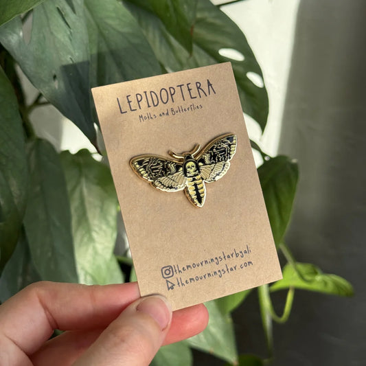 Deaths Head Hawk Moth - Enamel Pin