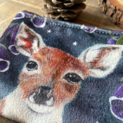 Deer - Velvet Purse