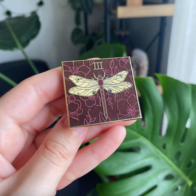 Dragonfly - Enamel Pin - 20% off RRP £10