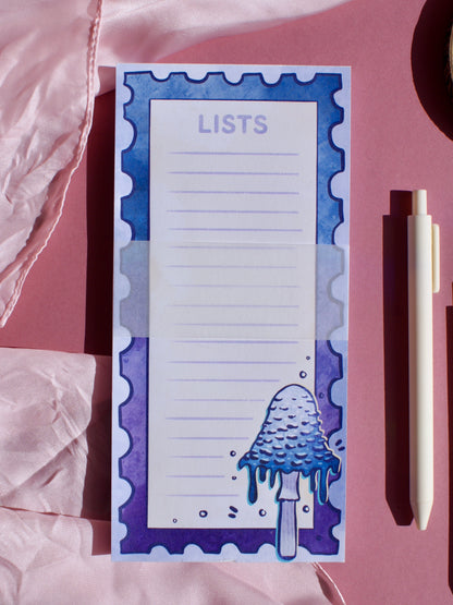 Mushroom List - Notepad