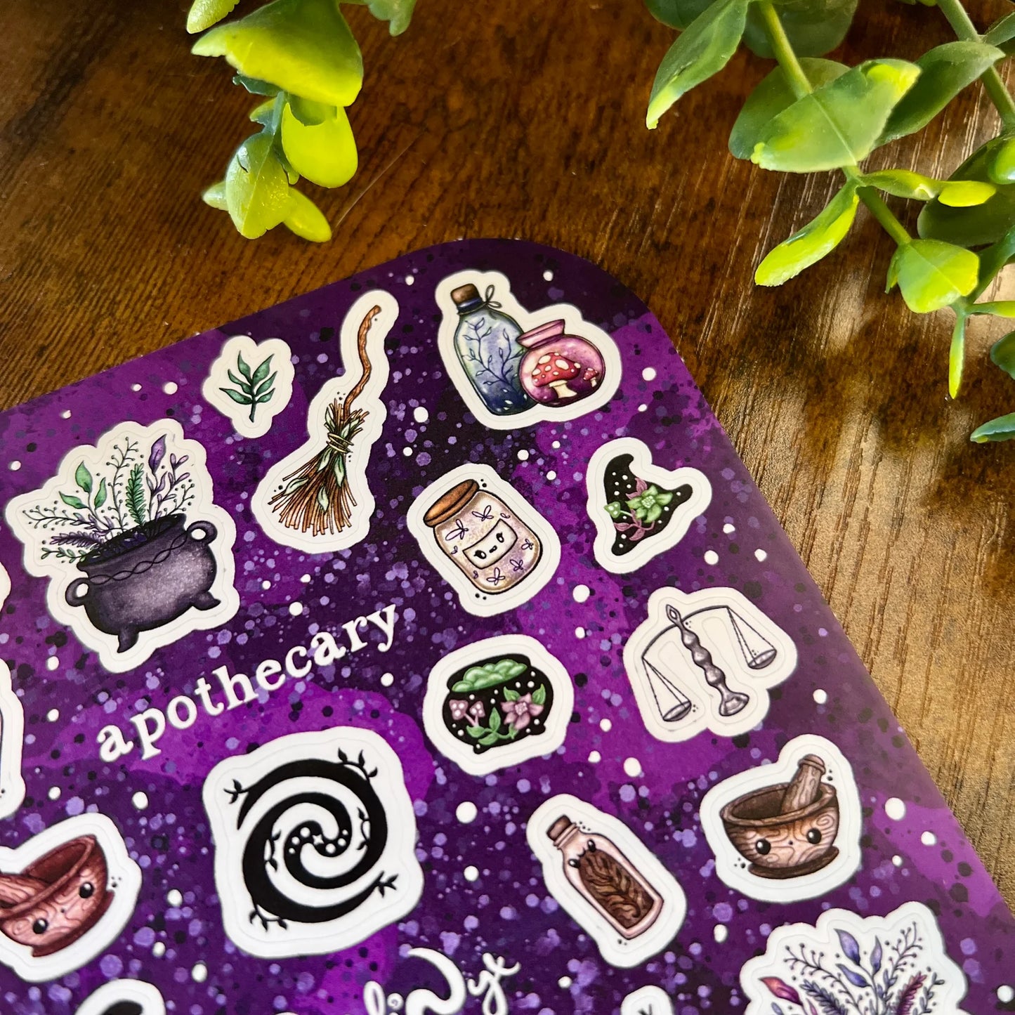 Purple Apothecary - Sticker Sheet