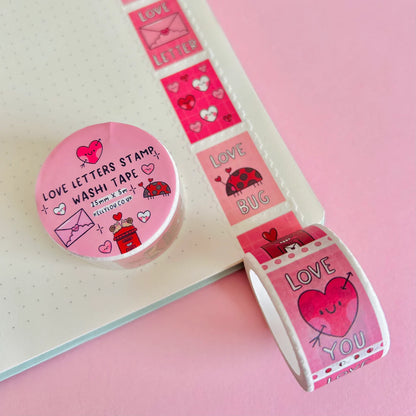 Love Letter Stamp - Washi Tape