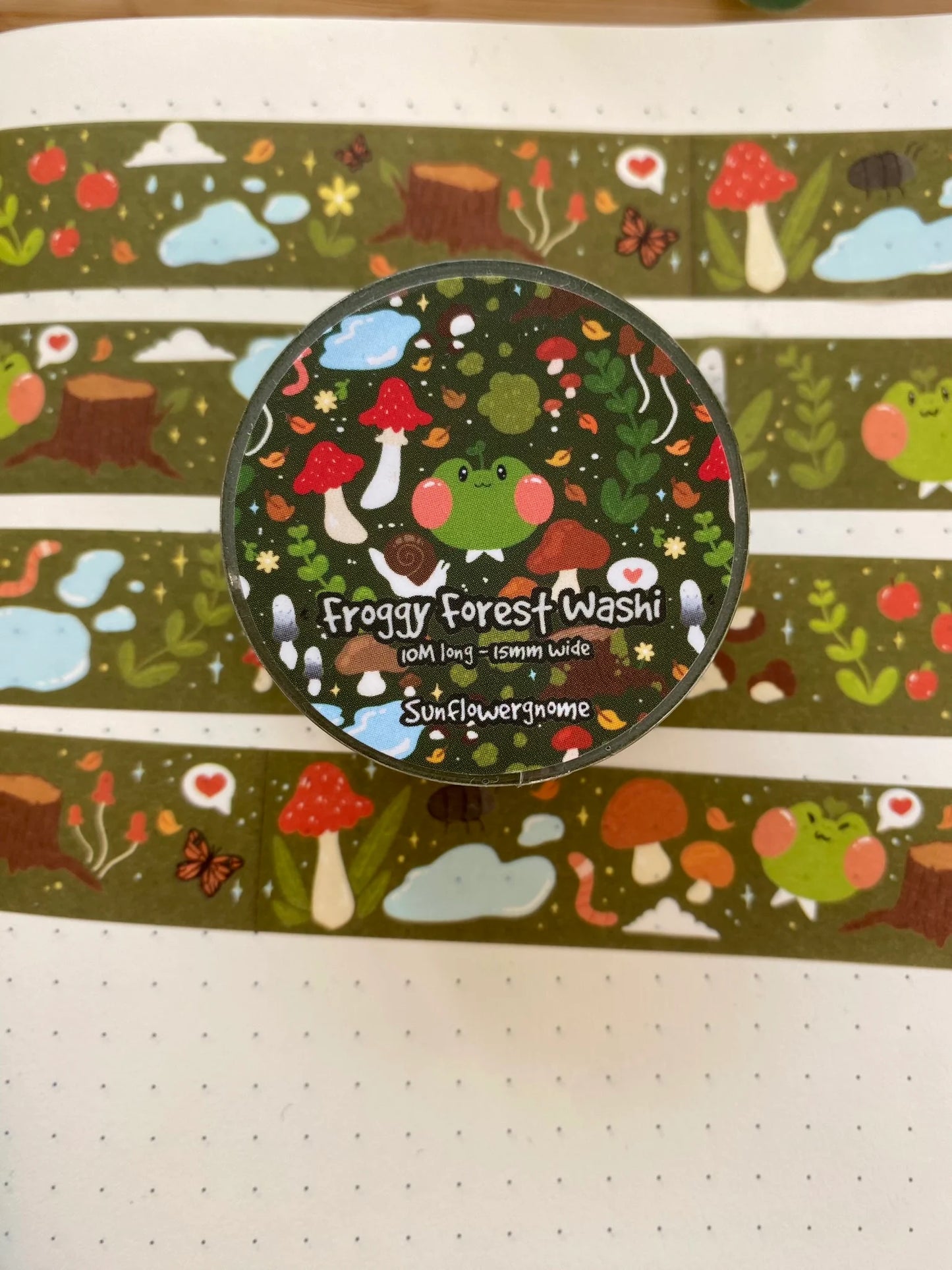 Froggy Forest - Washi Tape