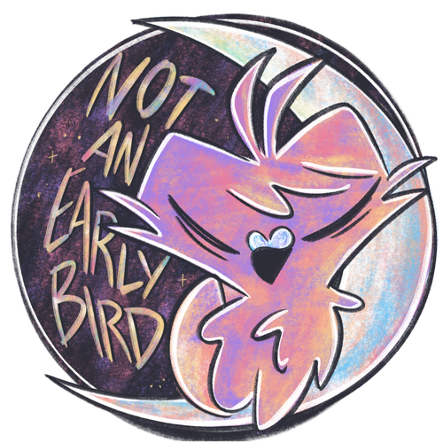 Not An Early Bird - Acrylic Pin