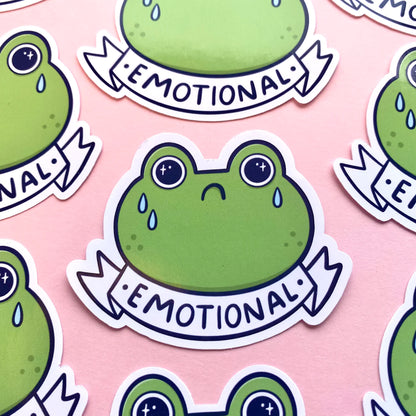 Emotional Froggo - Sticker