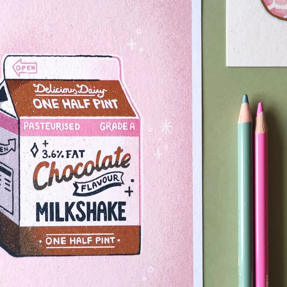 Chocolate Milk - A5 Print