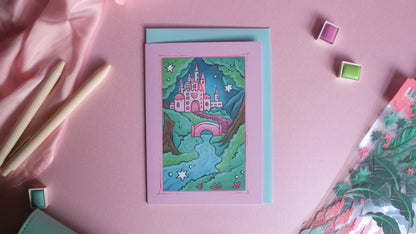 Whimsical Castle - A6 Card