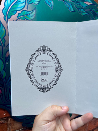 Theo - Handbound Velvet Notebook