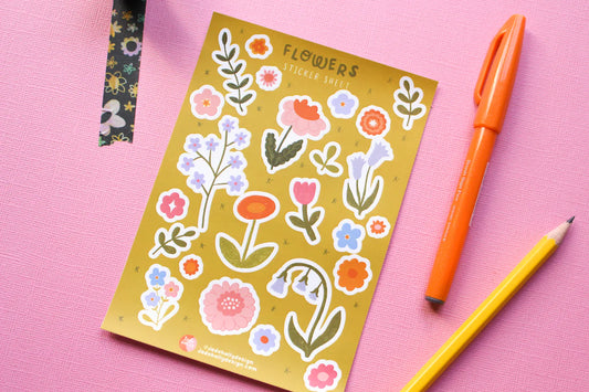 Flower - Sticker Sheet