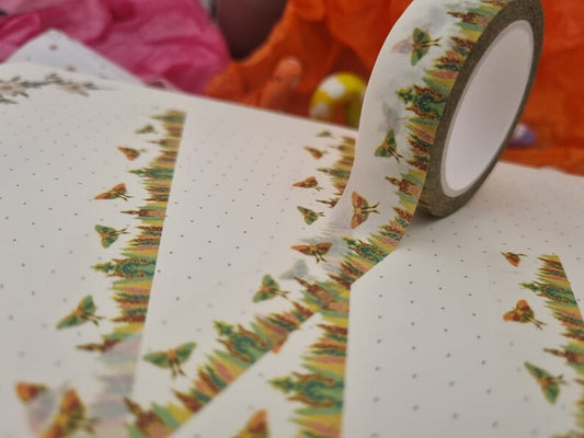 Forest Moths - Washi Tape - Flutter & Fern