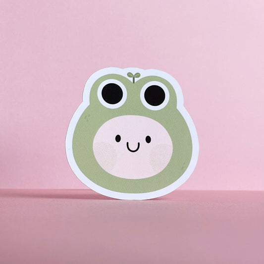 Frog Hat - Sticker - Flutter & Fern