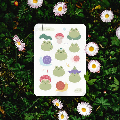 Frogs - Sticker Sheet