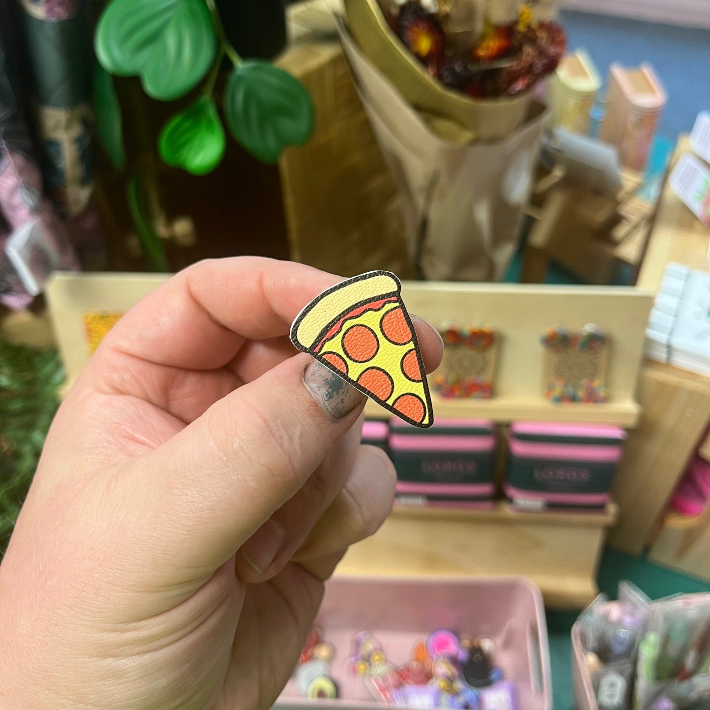 Pepperoni Pizza - Clog Charm