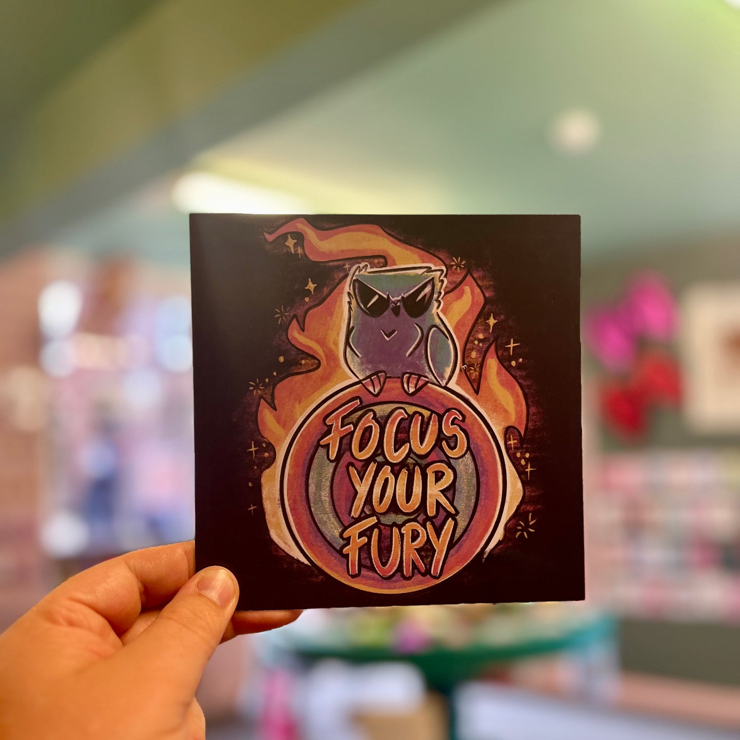 Focus Your Fury - Square Print