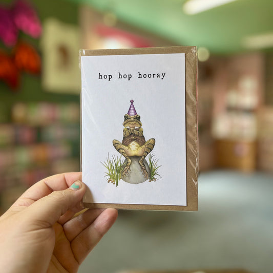 Hop Hop Hooray - A6 Card