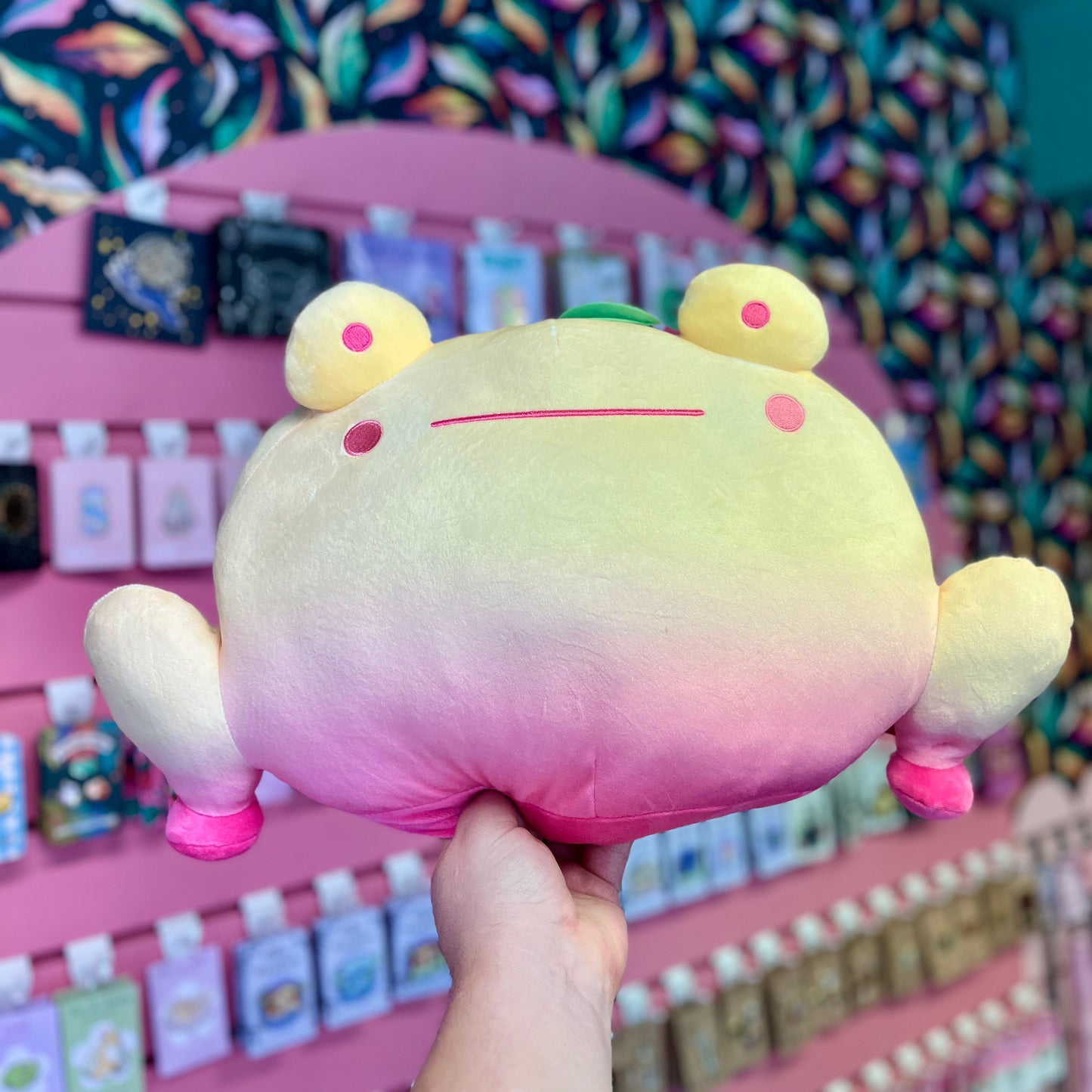 Fruit Frog Scented Plushie - Peach - Flutter & Fern