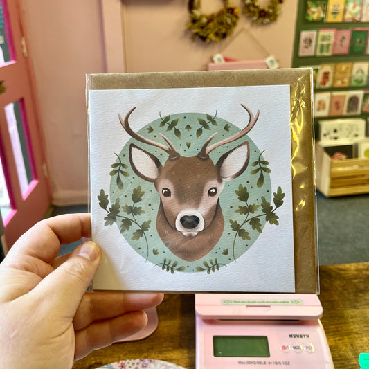 Stag - Square Card