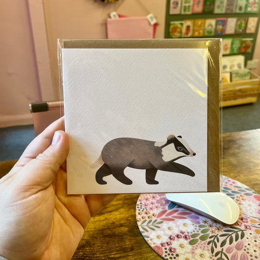 Badger - Square Card