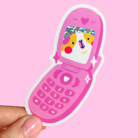 Guinea Pig Phone - Sticker