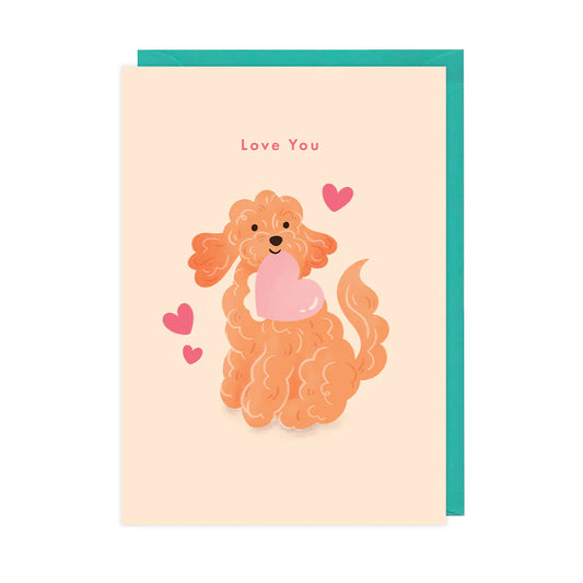 Dog & Heart - A6 Card