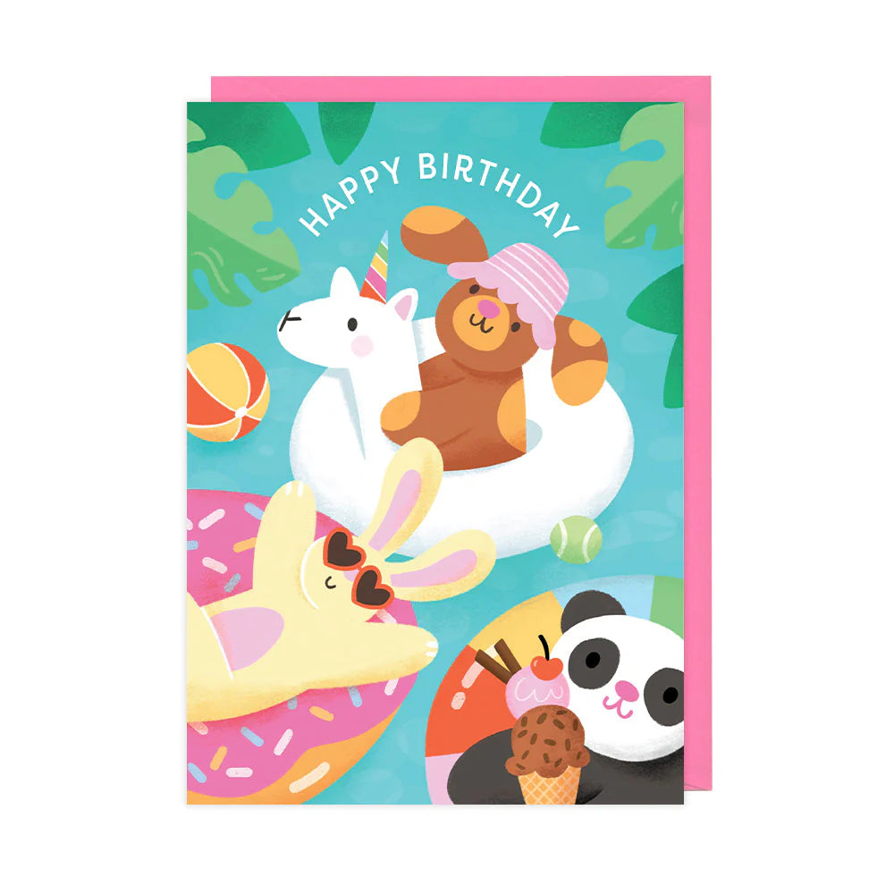 Pool Party - A6 Card