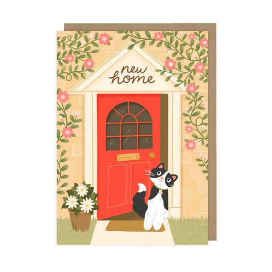 Cat - New Home - A6 Card