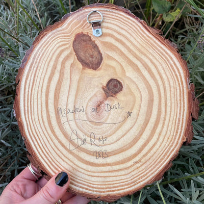 Hare - Original Woodslice Art