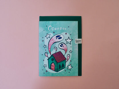 Haunted House - A6 Card