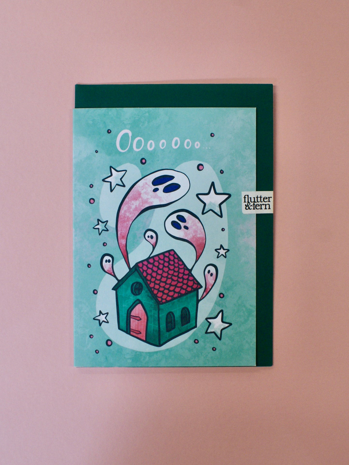 Haunted House - A6 Card