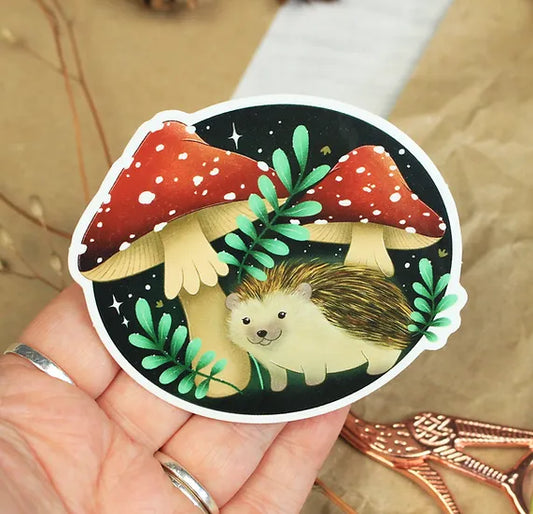 Hedgehog - Sticker - Flutter & Fern