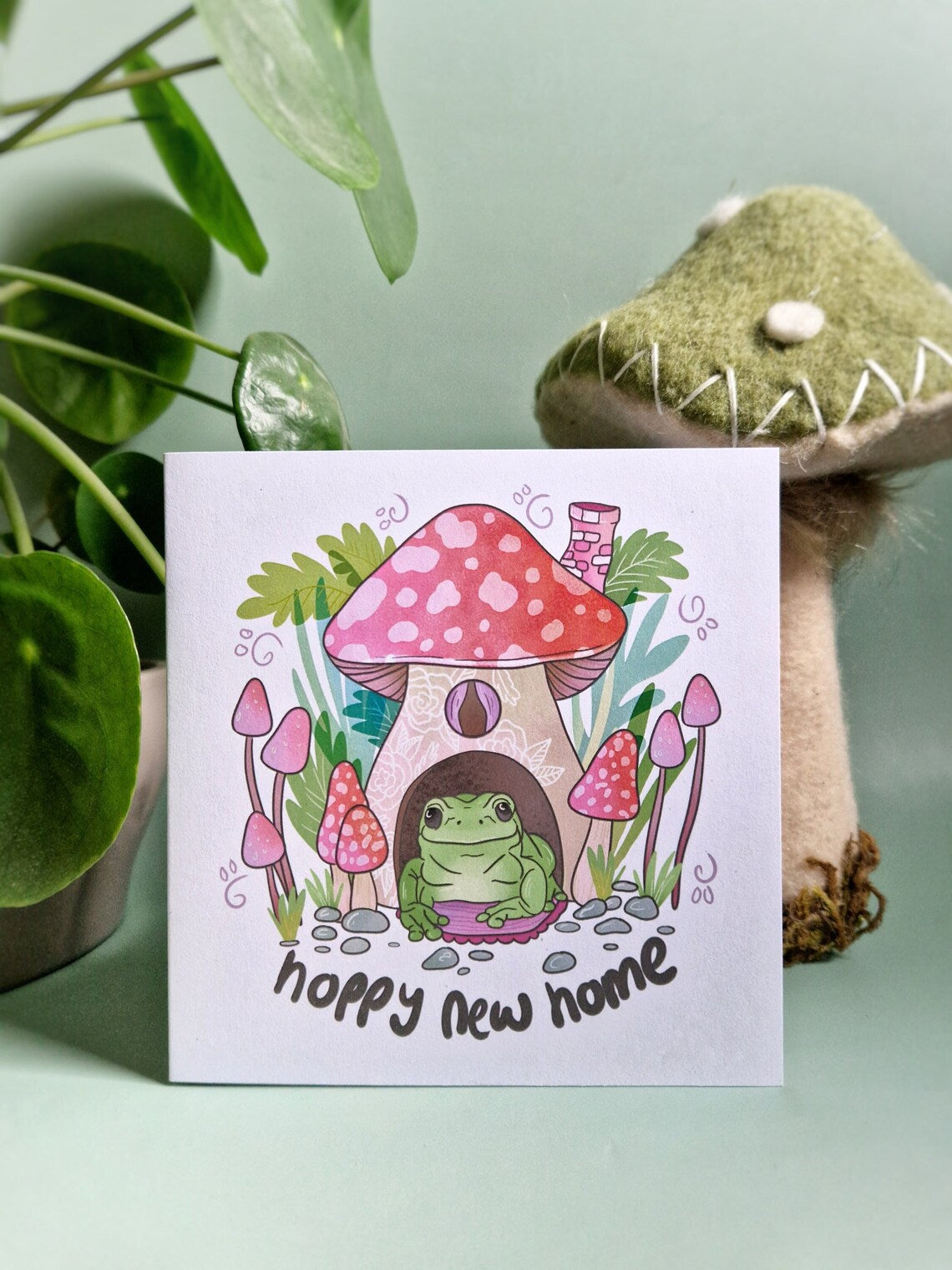 Hoppy New Home - Square Card