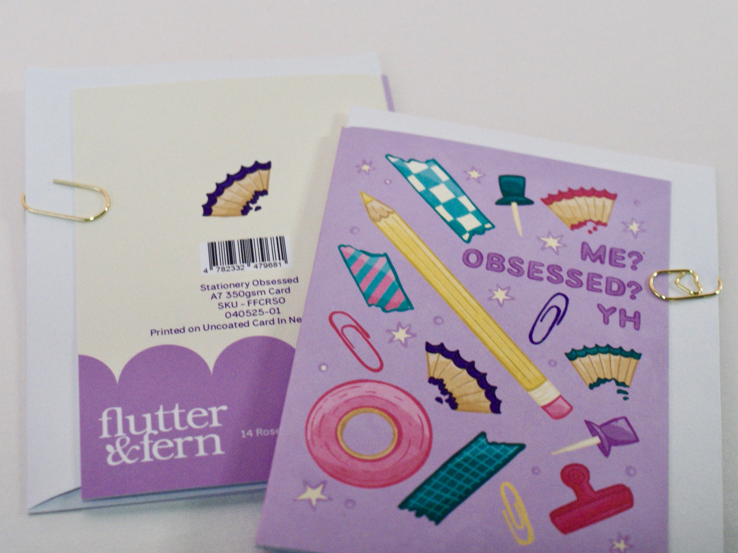 Stationery Obsessed - A7 Card