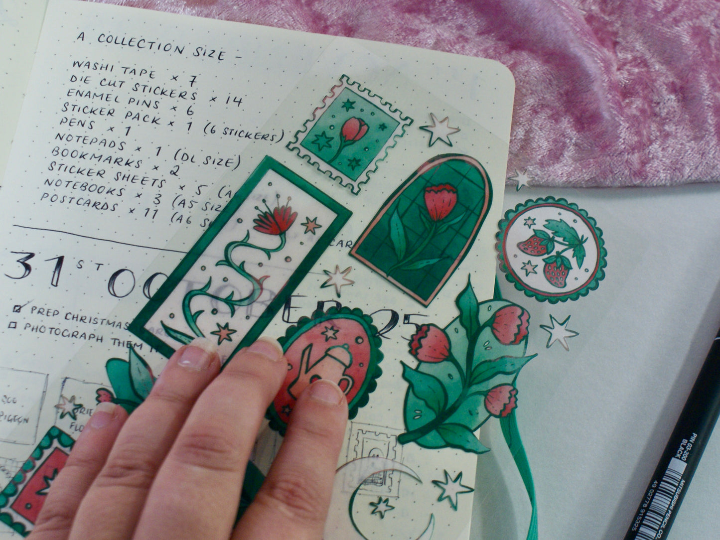 Rose Moon- Sticker Sheet