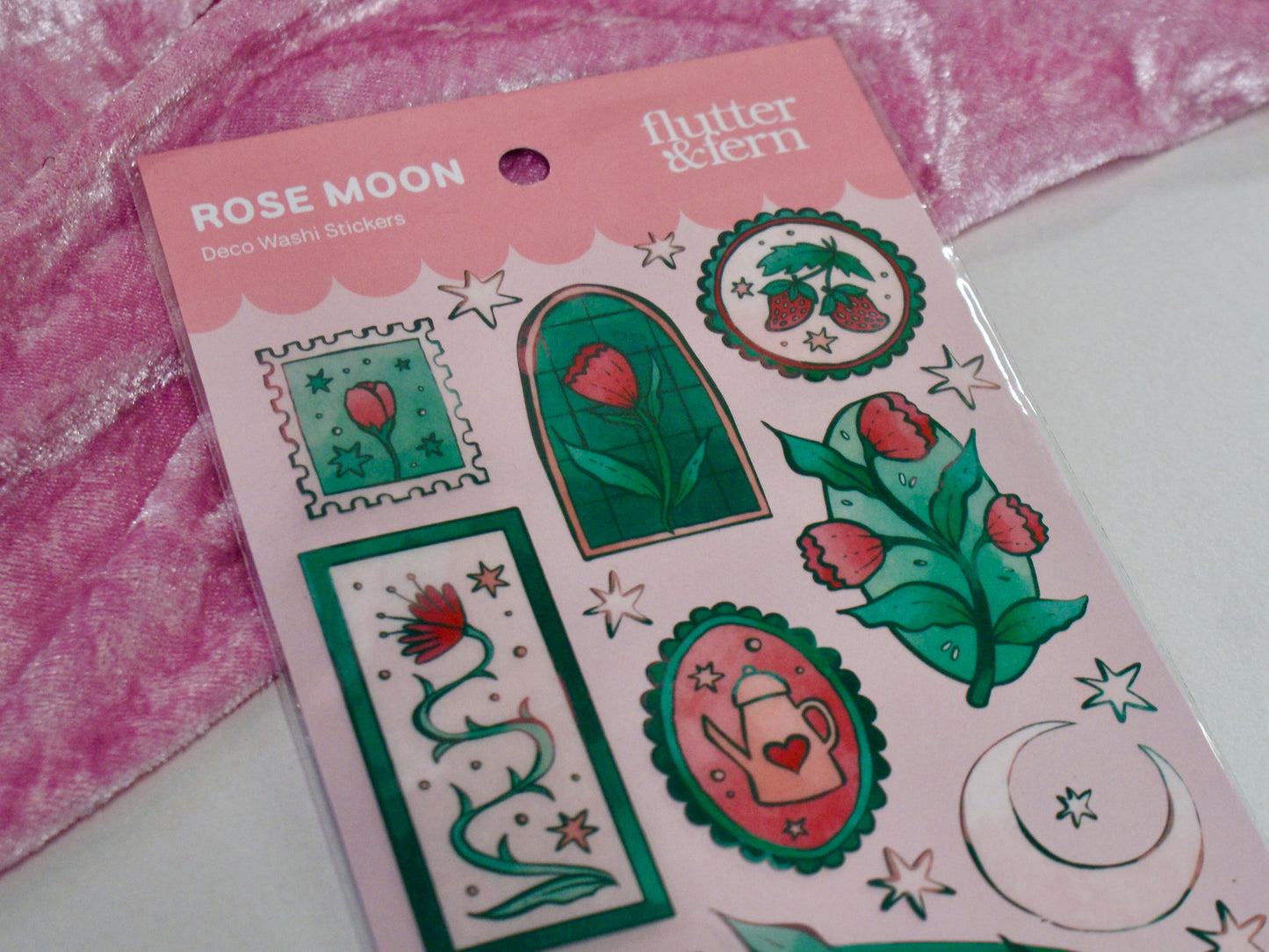 Rose Moon- Sticker Sheet