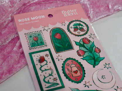 Rose Moon- Sticker Sheet