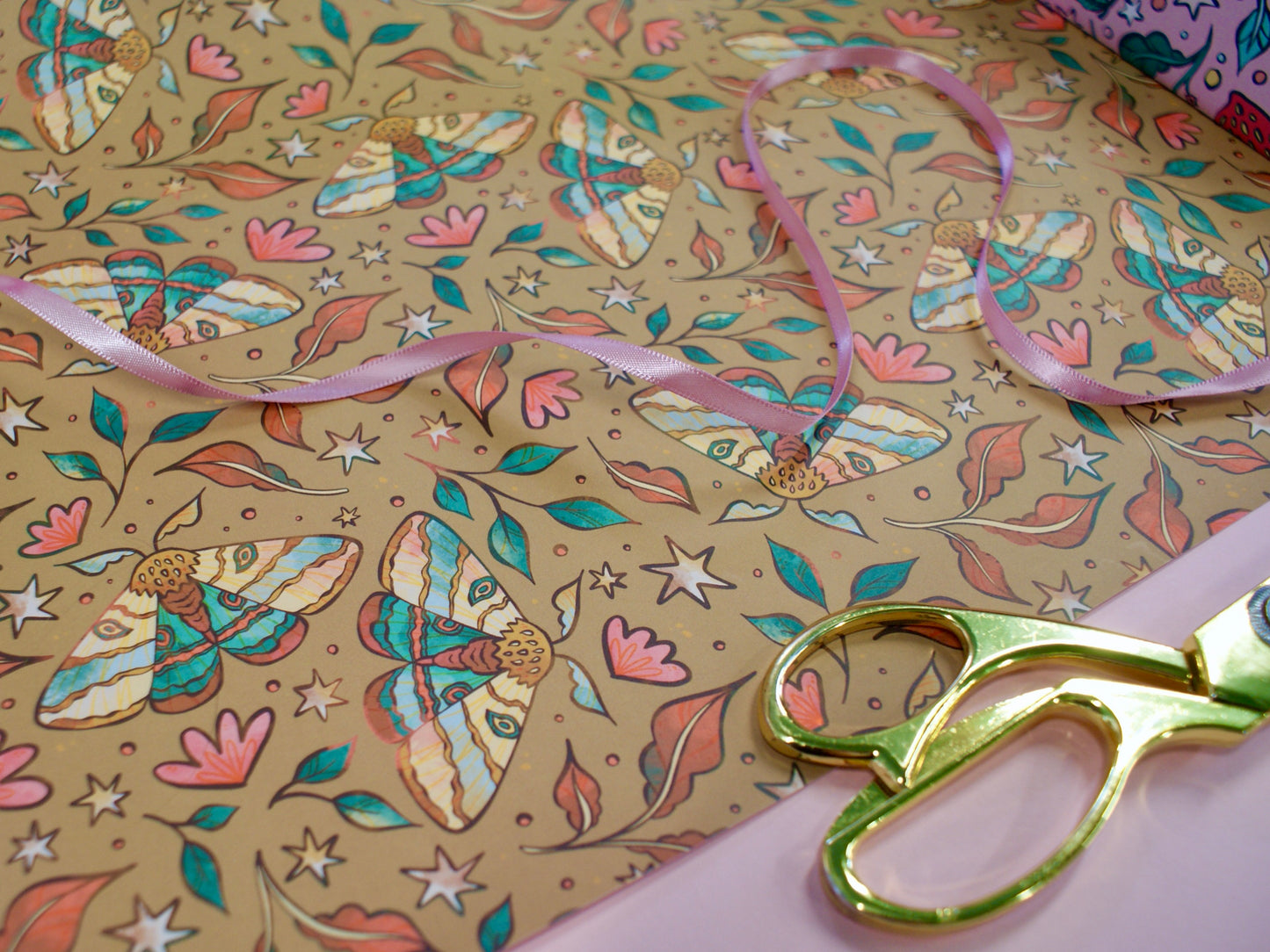 Autumn Moths - Gift Wrap