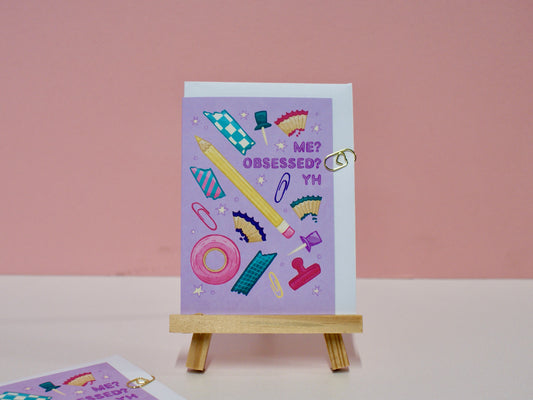 Stationery Obsessed - A7 Card