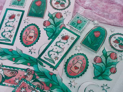 Rose Moon- Sticker Sheet