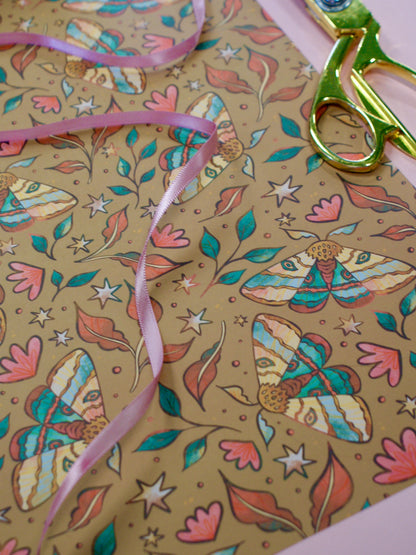 Autumn Moths - Gift Wrap