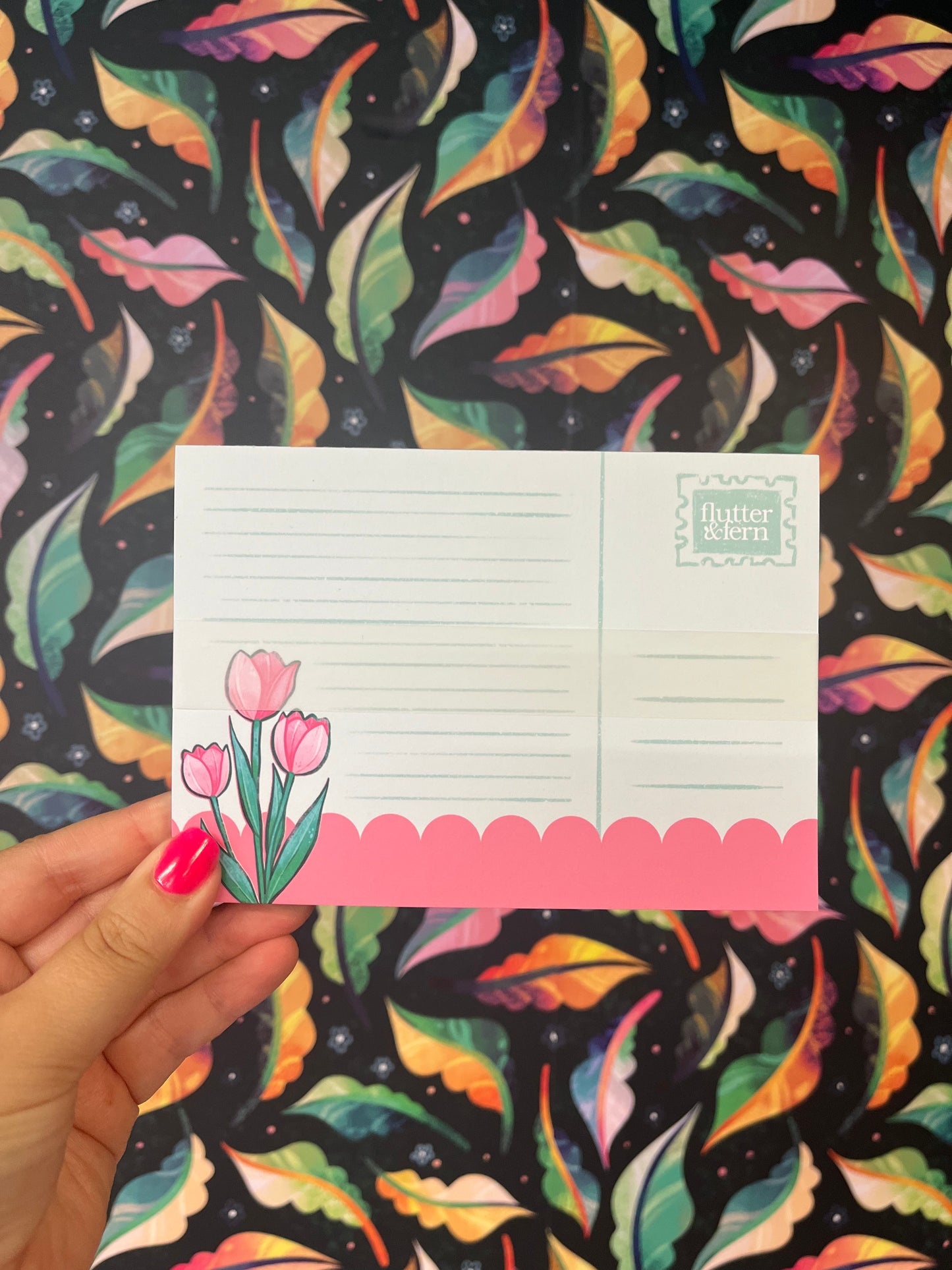 Tulip Postcard - A6 Notepad