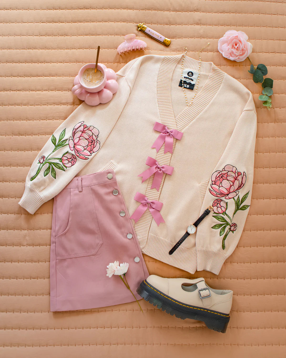 Bouquet - Cotton Cardigan