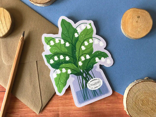 Lily Of The Valley - Greetings Card