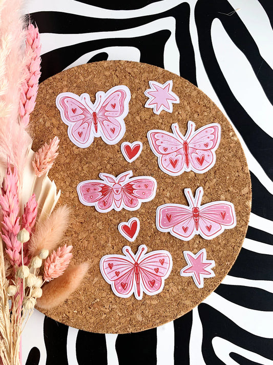 Love Butterflies - Sticker Pack