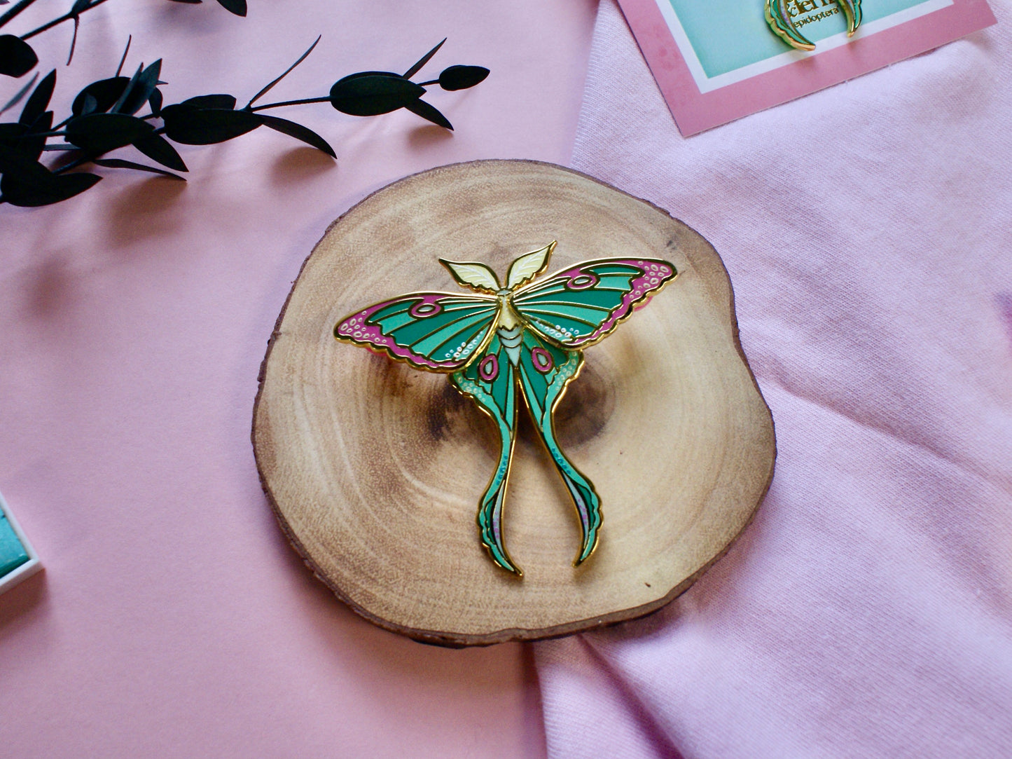 Luna - Moving Moth - Enamel Pin