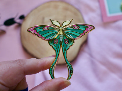 Luna - Moving Moth - Enamel Pin