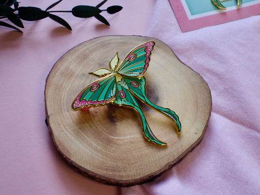 Luna - Moving Moth - Enamel Pin