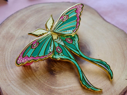 Luna - Moving Moth - Enamel Pin