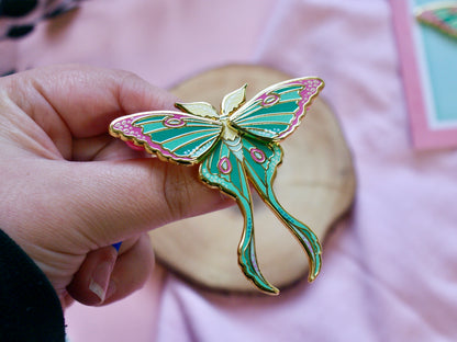Luna - Moving Moth - Enamel Pin