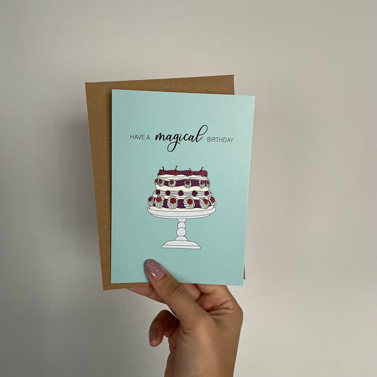 Magical Birthday - A6 Card - Flutter & Fern