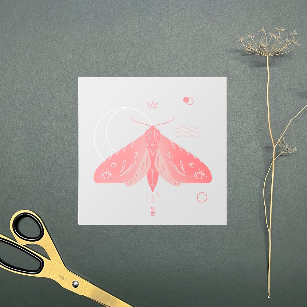 Moths - Postcards